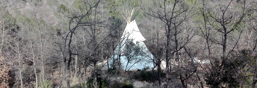 alquiler tipis campamentos